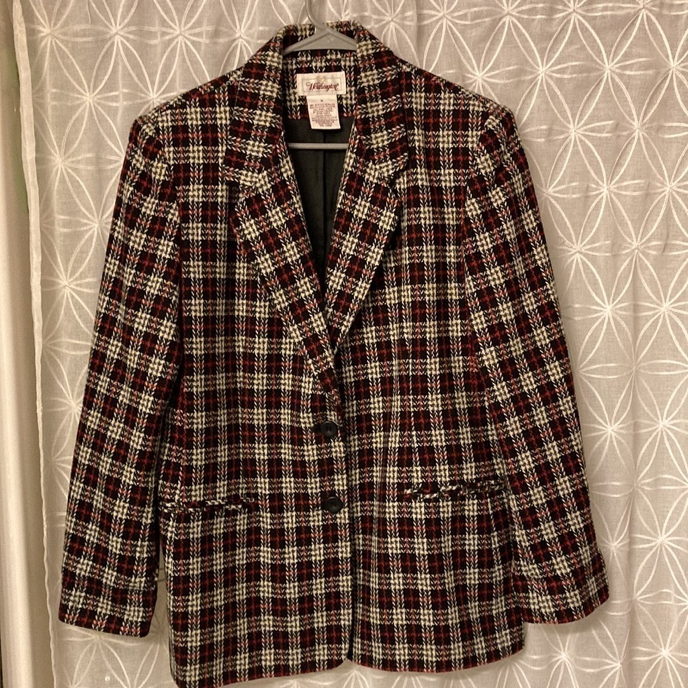 Vintage Worthington plaid blazer